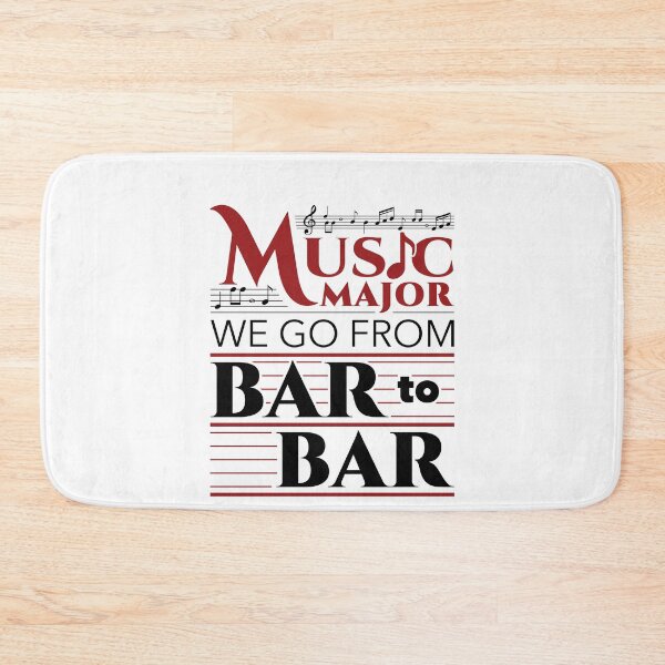 Item preview, Music Major Student Funny We Go from  Bar to Bar designed and sold by jaygo.