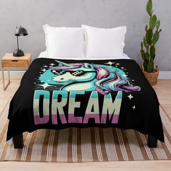 Item preview, Retro Cool Unicorn Design designed and sold by Creative Magia.