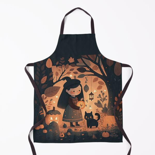 Item preview, Halloween Witch and Black Cat designed and sold by WintBloom.