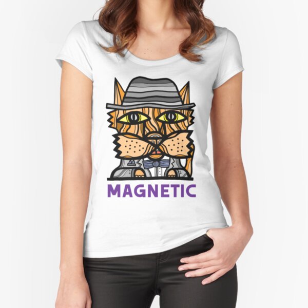 "Magnetic" Fitted Scoop T-Shirt