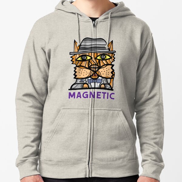 "Magnetic" Zipped Hoodie