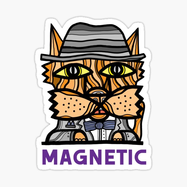 "Magnetic" Sticker