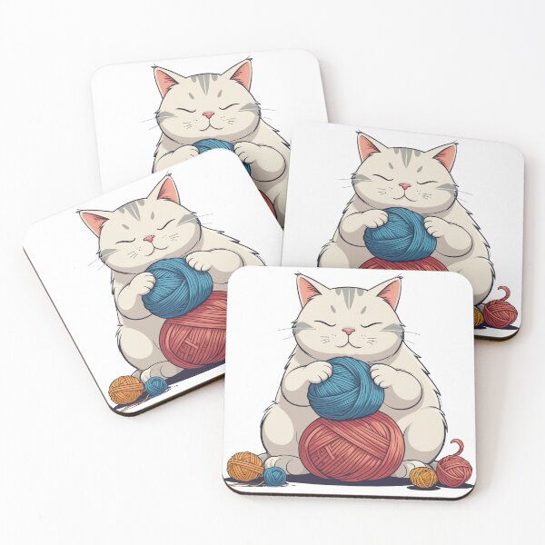 Item preview, Cute Chubby Cat - Adorable and Cheerful Pet Illustration designed and sold by Icenutikul1122.