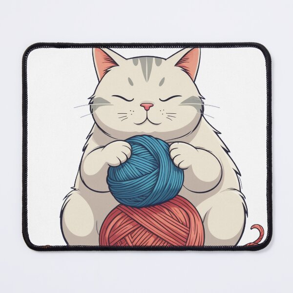 Item preview, Cute Chubby Cat - Adorable and Cheerful Pet Illustration designed and sold by Icenutikul1122.