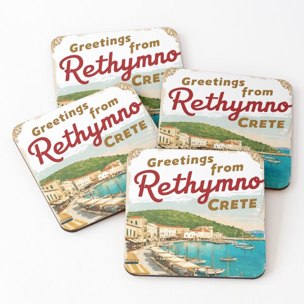 Item preview, Rethymno Crete Greece Postcard Vintage Retro Travel Vintage designed and sold by TravelPostcardGems.