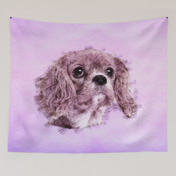 Item preview, Cavalier King Charles Spaniel designed and sold by k9printart.