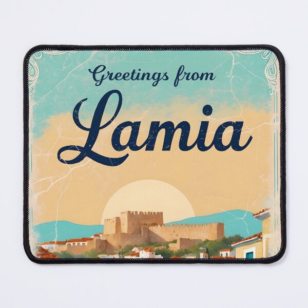 Item preview, Lamia Central Greece Postcard Vintage Retro Travel Vintage designed and sold by TravelPostcardGems.