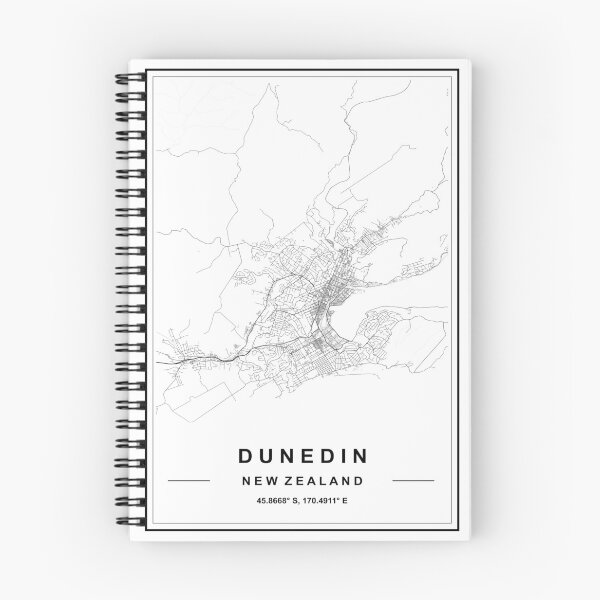 Item preview, Dunedin Map designed and sold by SHAMPAIN-ART-CO.
