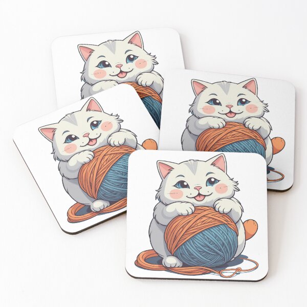 Item preview, Cute Chubby Cat - Adorable and Cheerful Pet Illustration designed and sold by Icenutikul1122.