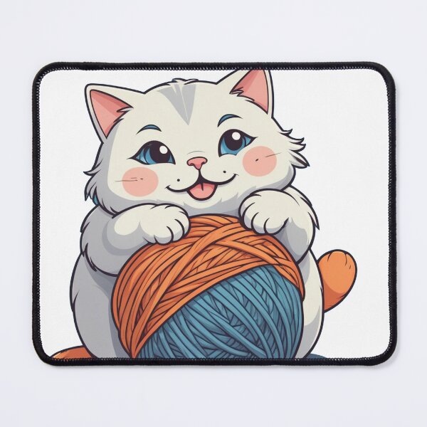 Item preview, Cute Chubby Cat - Adorable and Cheerful Pet Illustration designed and sold by Icenutikul1122.