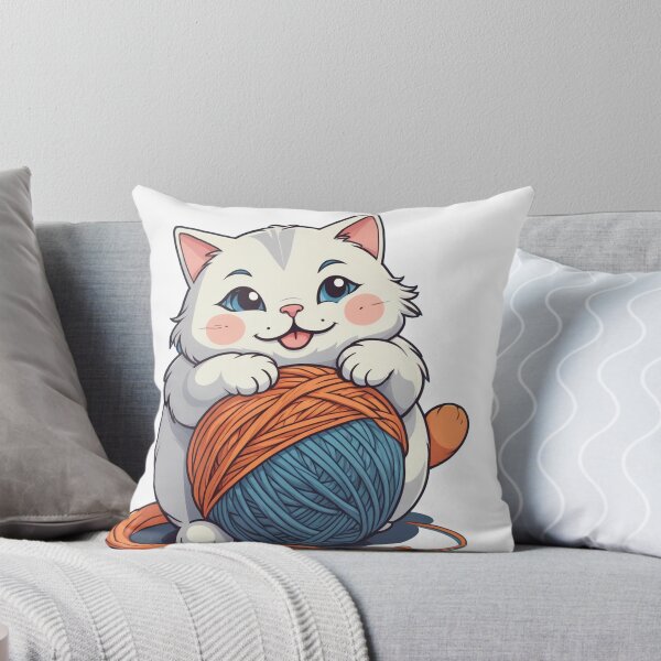 Item preview, Cute Chubby Cat - Adorable and Cheerful Pet Illustration designed and sold by Icenutikul1122.