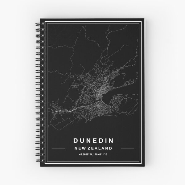 Item preview, Dunedin Map designed and sold by SHAMPAIN-ART-CO.