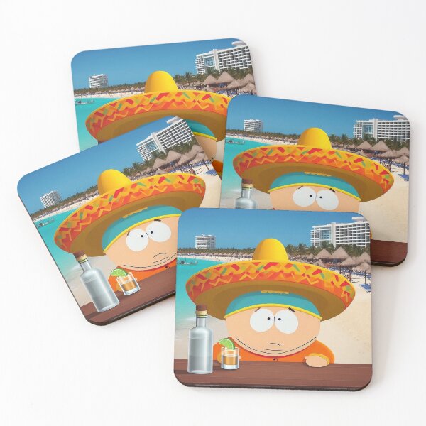 Artikelvorschau, Eric Cartman im Urlaub in Mexiko entworfen und verkauft von Matthew’s Tee Shop.