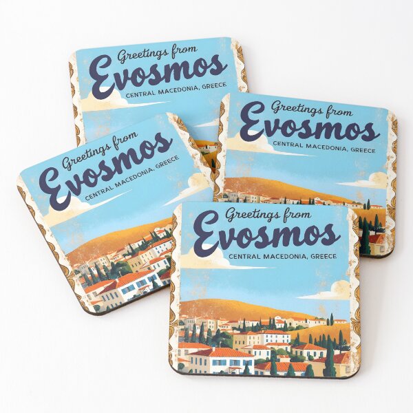 Item preview, Evosmos Central Macedonia Greece Postcard Vintage Retro Travel Vintage designed and sold by TravelPostcardGems.