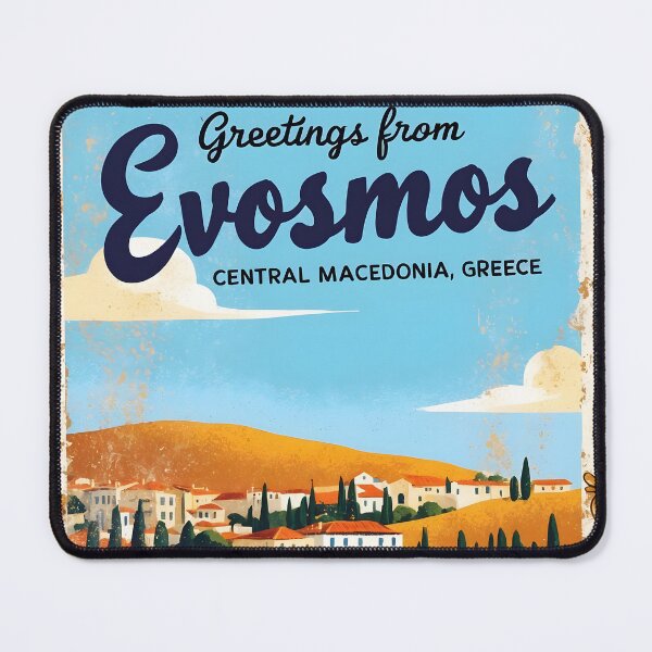 Item preview, Evosmos Central Macedonia Greece Postcard Vintage Retro Travel Vintage designed and sold by TravelPostcardGems.