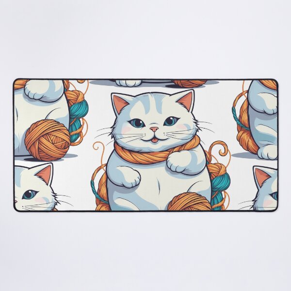 Item preview, Cute Chubby Cat - Adorable and Cheerful Pet Illustration designed and sold by Icenutikul1122.