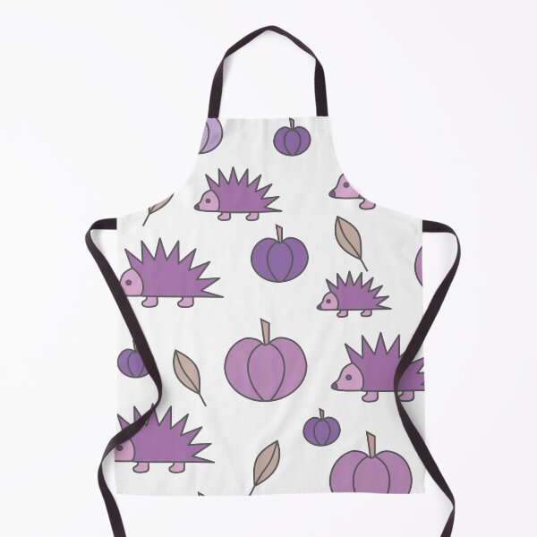 Item preview, Hedgehogs and pumpkins, autumn composition/ dark,pastel colors,purple, violet. designed and sold by My-fake-places.