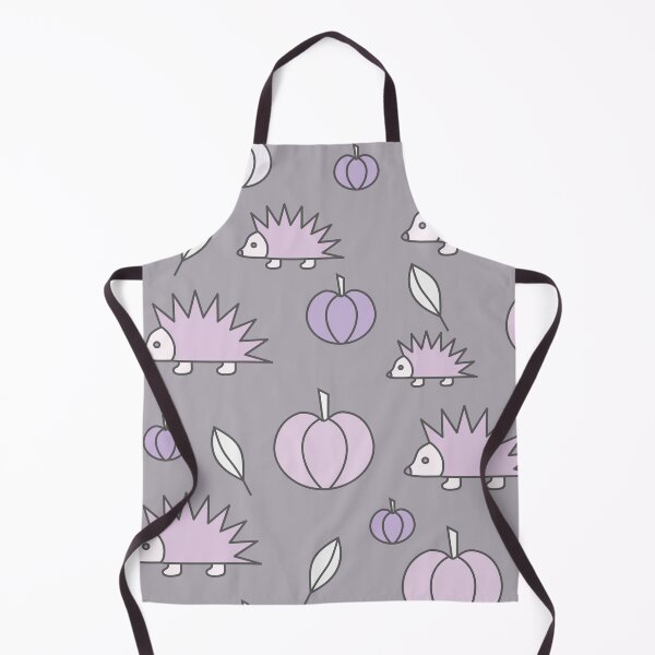 Item preview, Hedgehogs and pumpkins, autumn composition/ light pastel colors,purple, pink. designed and sold by My-fake-places.