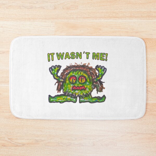 Item preview, Not guilty gremlin funny hand drawn illustration designed and sold by DFLC Prints.