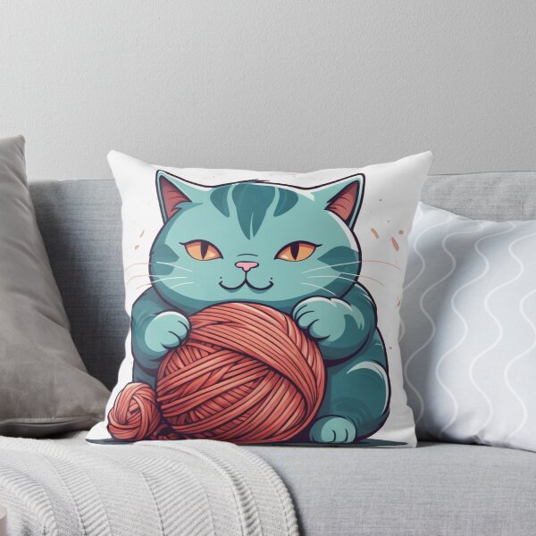 Item preview, Cute Chubby Cat - Adorable and Cheerful Pet Illustration designed and sold by Icenutikul1122.