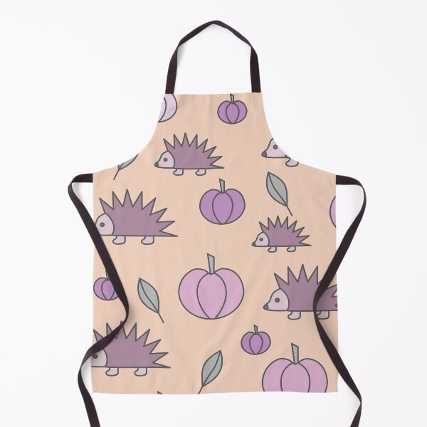 Item preview, Hedgehogs and pumpkins, autumn composition/ dark,pastel colors,purple, pink. designed and sold by My-fake-places.