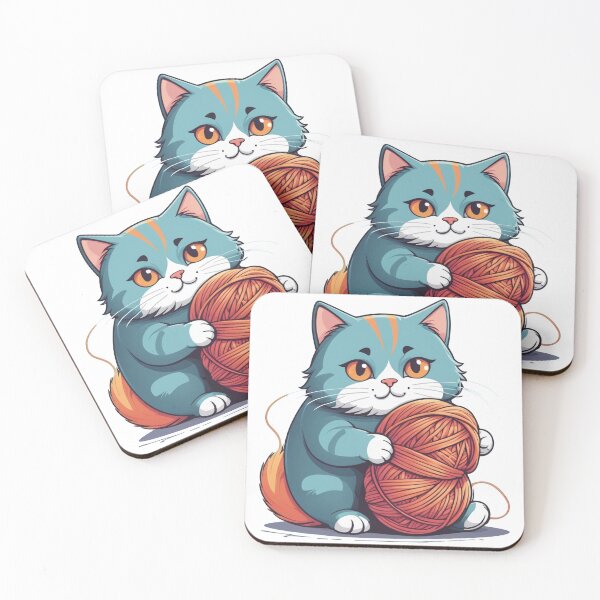 Item preview, Cute Chubby Cat - Adorable and Cheerful Pet Illustration designed and sold by Icenutikul1122.