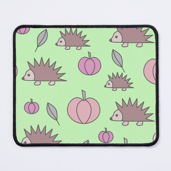 Item preview, Hedgehogs and pumpkins, autumn composition/ dark,pastel colors,pink, brown. designed and sold by My-fake-places.