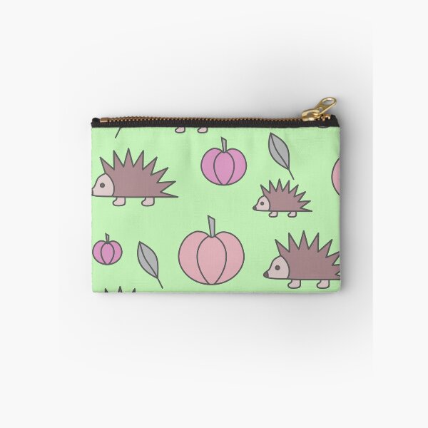 Item preview, Hedgehogs and pumpkins, autumn composition/ dark,pastel colors,pink, brown. designed and sold by My-fake-places.