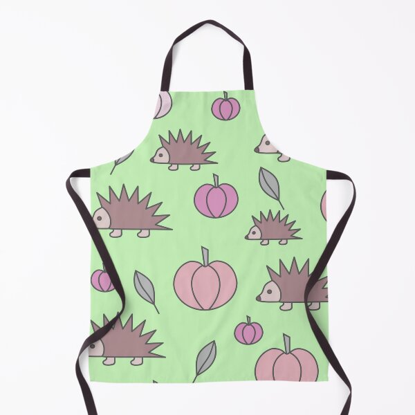 Item preview, Hedgehogs and pumpkins, autumn composition/ dark,pastel colors,pink, brown. designed and sold by My-fake-places.
