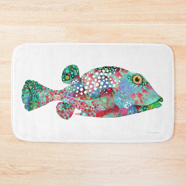 Item preview, Pure Enchantment Puffer Tropical Fish Art designed and sold by Sharon Cummings Art.
