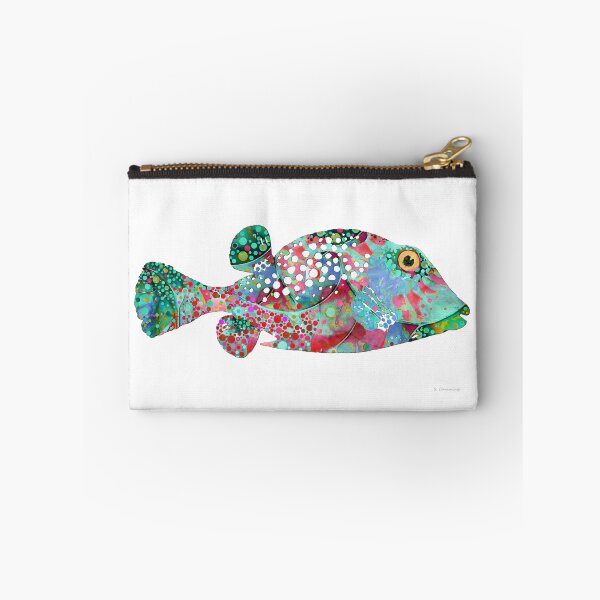Item preview, Pure Enchantment Puffer Tropical Fish Art designed and sold by Sharon Cummings Art.