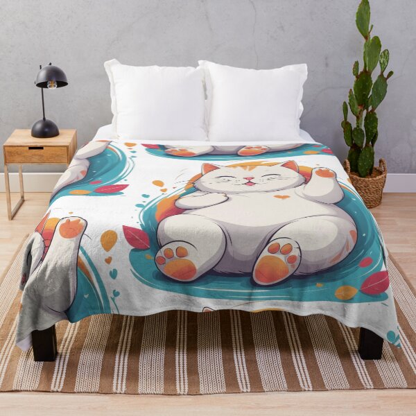 Item preview, Cute Chubby Cat - Adorable and Cheerful Pet Illustration designed and sold by Icenutikul1122.