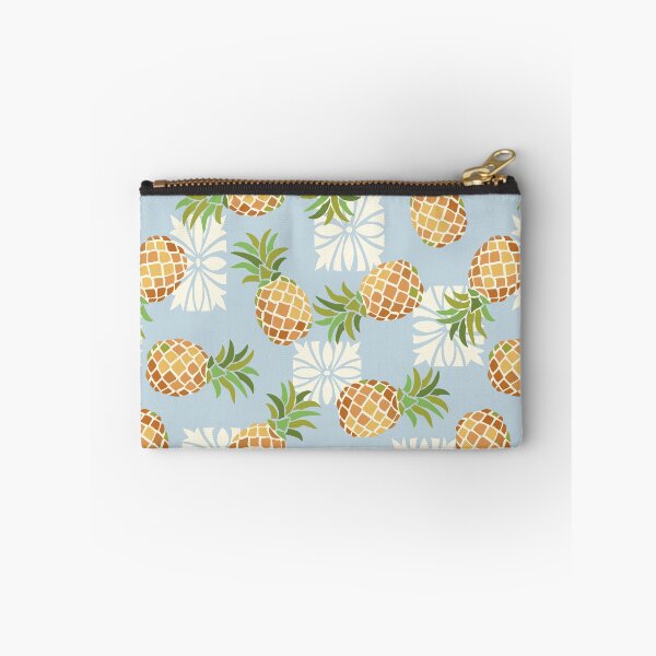 Item preview, Pineapple Toss Soft Blue designed and sold by Barbara Pixton.