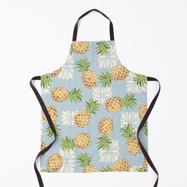 Item preview, Pineapple Toss Soft Blue designed and sold by Barbara Pixton.