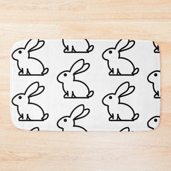 Item preview, Minimal Bunny Design – Sophisticated Black Line Art Rabbit designed and sold by UniGift.