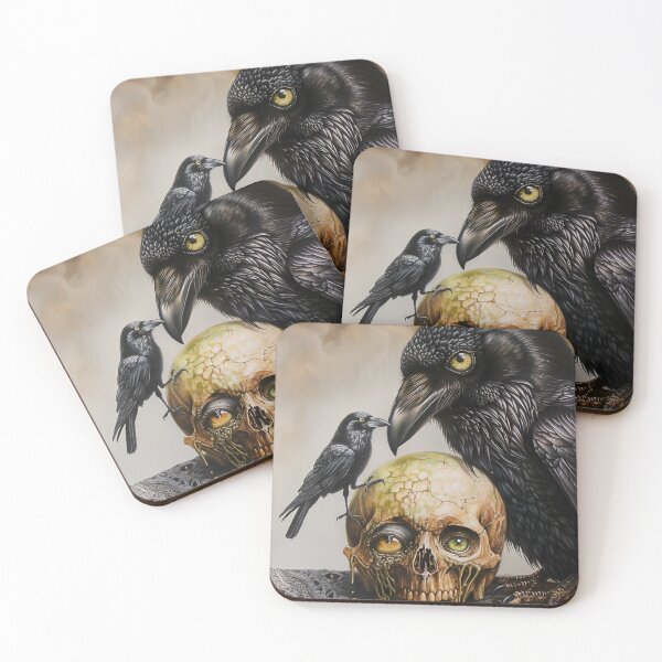 Item preview, Gothic Raven Skull Eyes designed and sold by Gypsykiss.