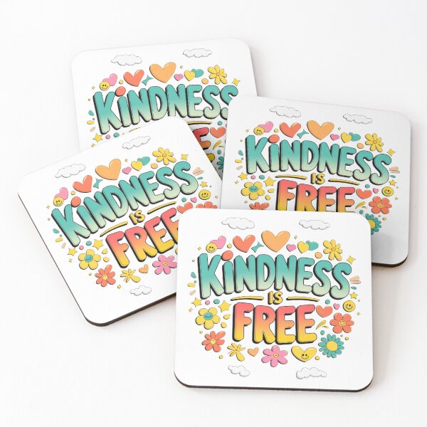 Item preview, Kindness is Free Positive Quote for World Kindness Day designed and sold by BunBuntheDog-.
