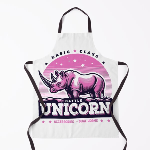 Item preview, Battle Unicorn, Retro Mythical Rhino Design designed and sold by Creative Magia.