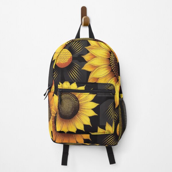 Item preview, A sunflower checkerboard pattern design in a retro pop art style, using bold contrasting colors. designed and sold by HEMRO.