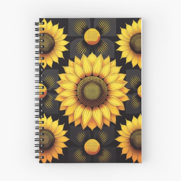 Item preview, A sunflower checkerboard pattern design in a retro pop art style, using bold contrasting colors. designed and sold by HEMRO.