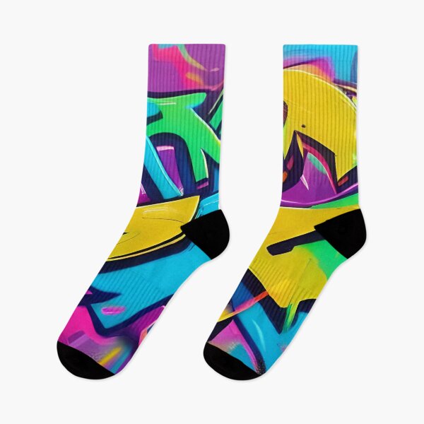 Item preview, Street Art Meets Abstract Design In Vibrant Digital Fusion | 335 designed and sold by City Graffix Design Co..
