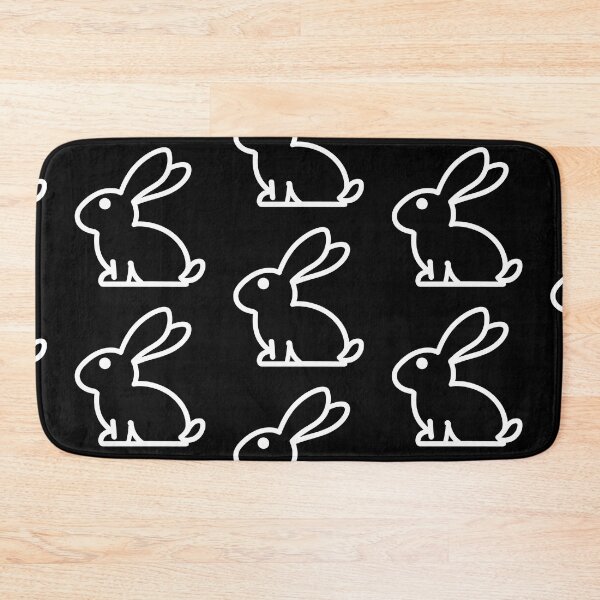 Item preview, Minimal Bunny Design – Sophisticated White Line Art Rabbit designed and sold by UniGift.