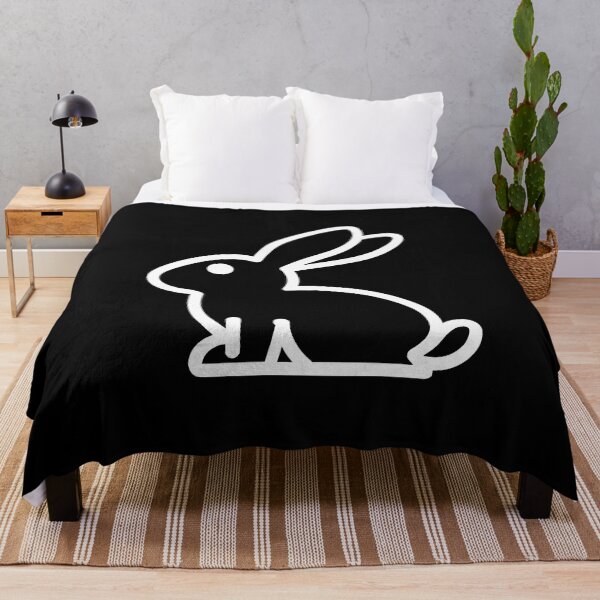 Item preview, Minimal Bunny Design – Sophisticated White Line Art Rabbit designed and sold by UniGift.