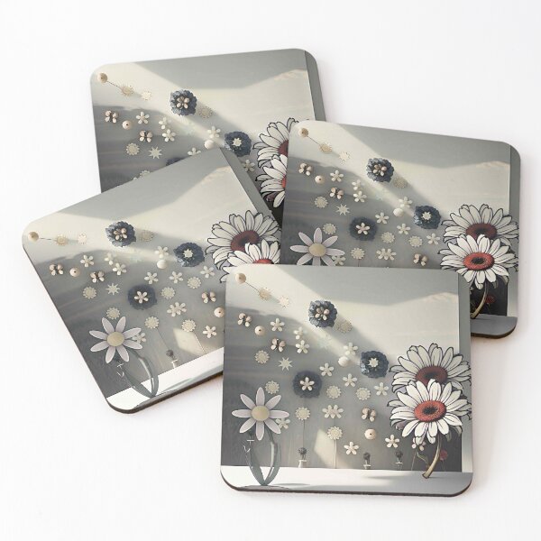 Item preview, Silver Flowers designed and sold by Zena Rowland.