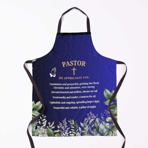 Item preview, Pastor POEM Appreciation Gift - Greenery Blue - Ordination Anniversary Birthday Christmas Retirement designed and sold by Heritage Hive Studio.
