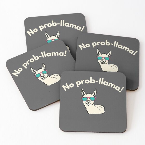 Item preview, No prob-llama! designed and sold by TeeHeeHeeStore.