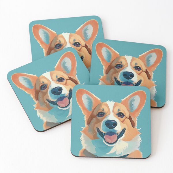 Item preview, Cute Corgi Dog Portrait Illustration designed and sold by Adam Regester.