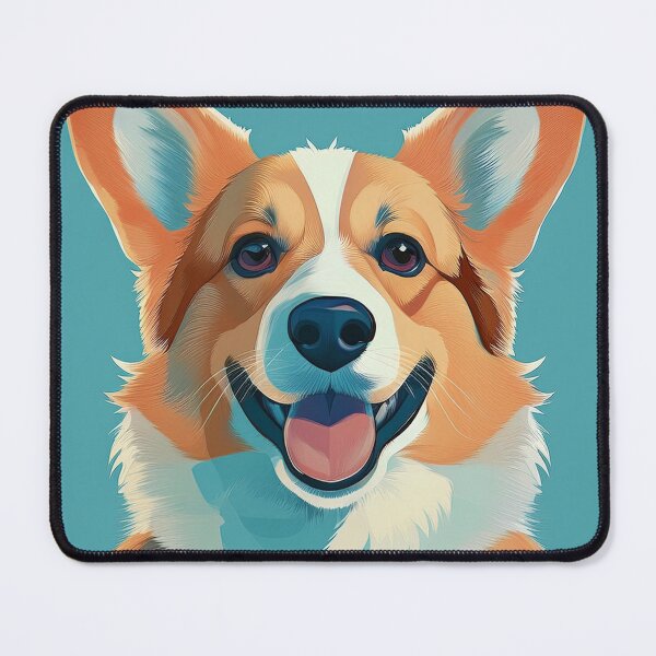 Item preview, Cute Corgi Dog Portrait Illustration designed and sold by Adam Regester.