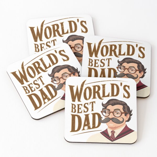 Item preview, "World's Best Dad - Retro Style T-Shirt  designed and sold by fashionsicon.