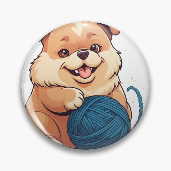 Artikelvorschau, Entzückende mollige Hundeillustration - süßes und verspieltes Design entworfen und verkauft von Icenutikul1122.